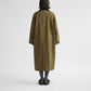 25AW SACRA ハイデンシティーコーティングクロスロングコート 125602011