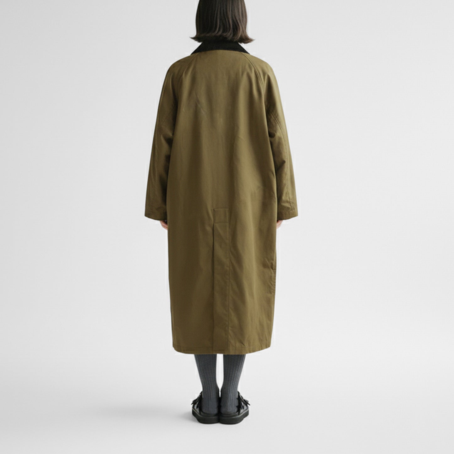 25AW SACRA ハイデンシティーコーティングクロスロングコート 125602011