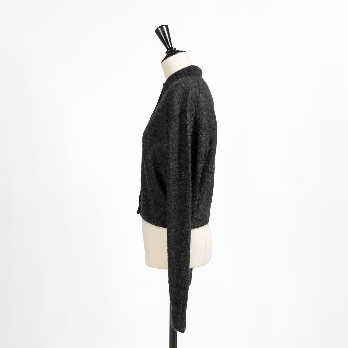 25AW SACRA ファインキッドモヘア ファローポロカーディガン 125533081