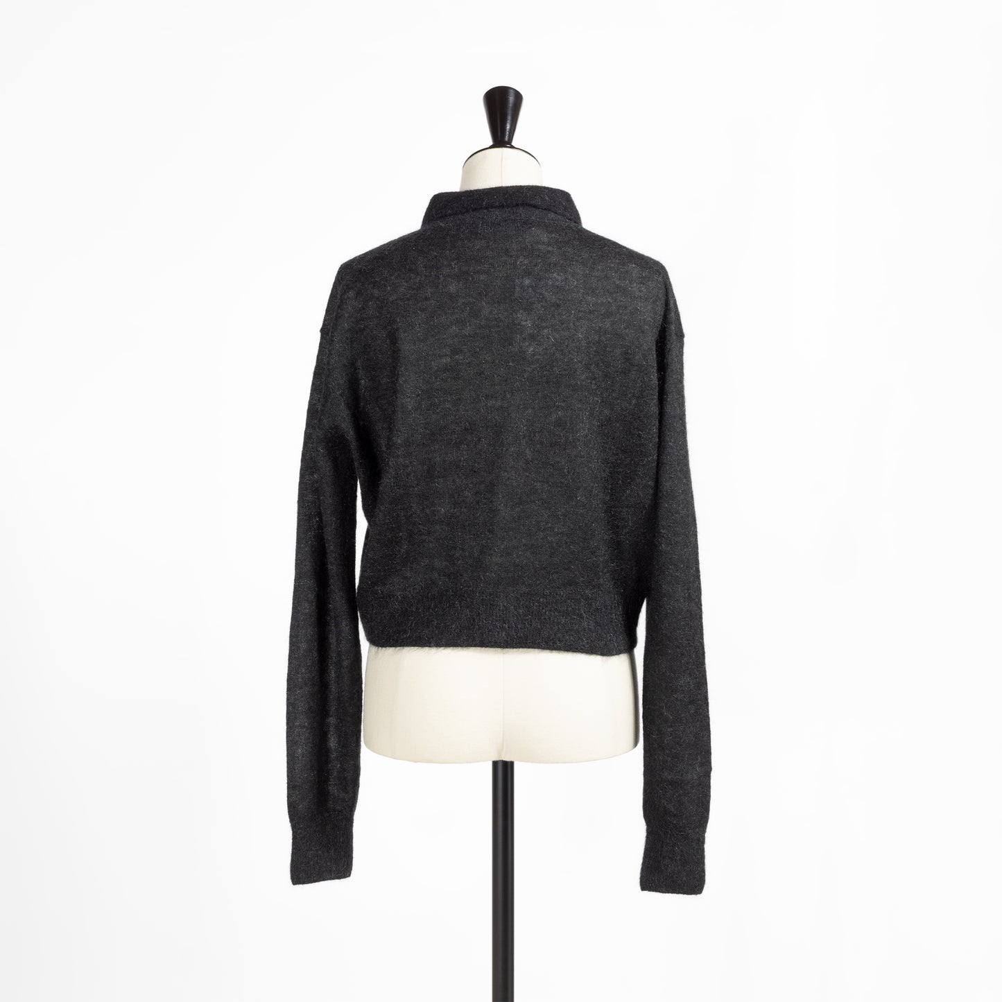 25AW SACRA ファインキッドモヘア ファローポロカーディガン 125533081