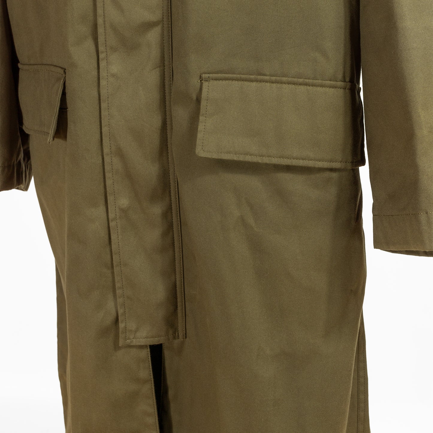 25AW SACRA ハイデンシティーコーティングクロスロングコート 125602011