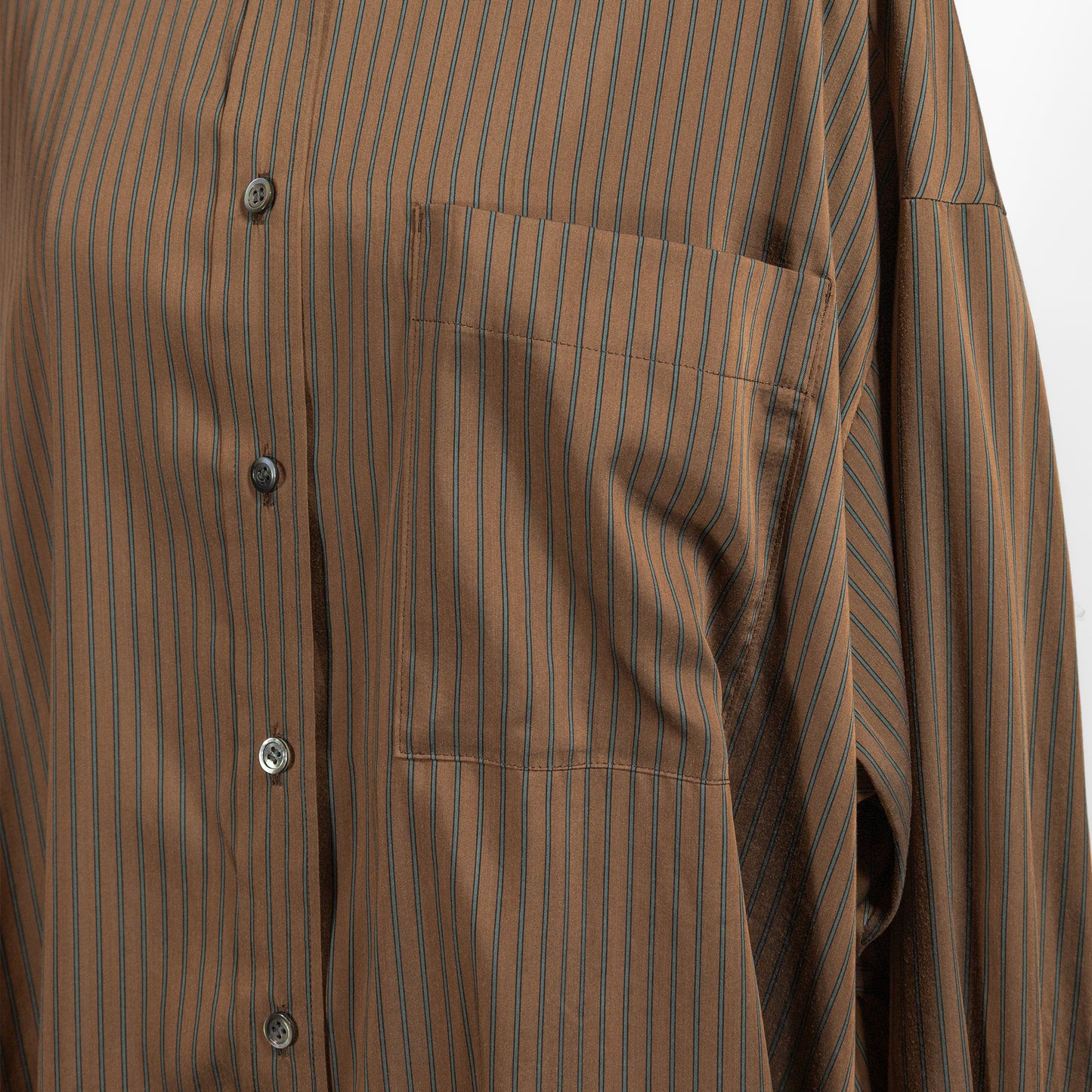 26AW SACRA CELL/RY/SI ストライプシャツ 126515071