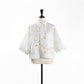 25SS SACRA リーフラッセルレースクロップドシャツ