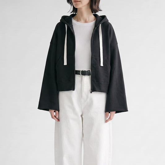 26AW SACRA プレミアムフリース ジップフーディ 126540091