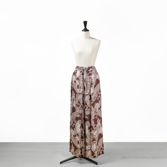 25SS SACRA オーバーラップペイズリーパンツ