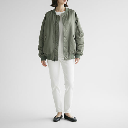 25AW SACRA プレミアムハイカウントツイル フライトジャケット 125604031