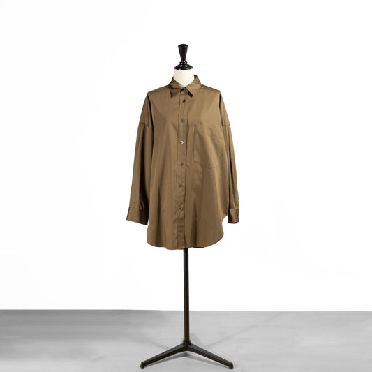 25AW SACRA スペリオルコットンポプリンシャツ 125517071