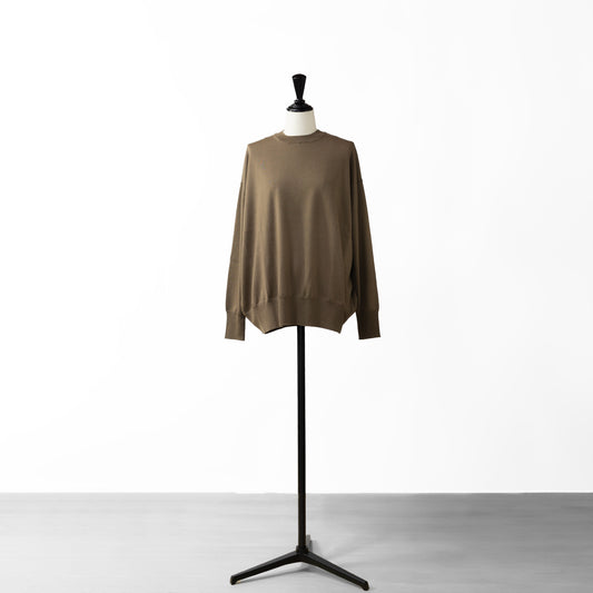 24AW SACRA EX.FINE MERINO CREW-N TOP