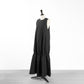 25SS SACRA コットンナイロンリップルドフィニッシュワンピース