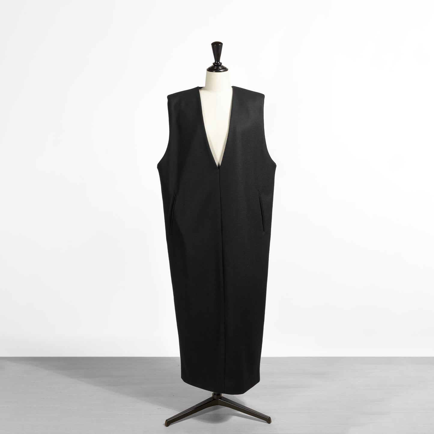 25AW SACRA ハイカウントメルトンワンピース 125607041