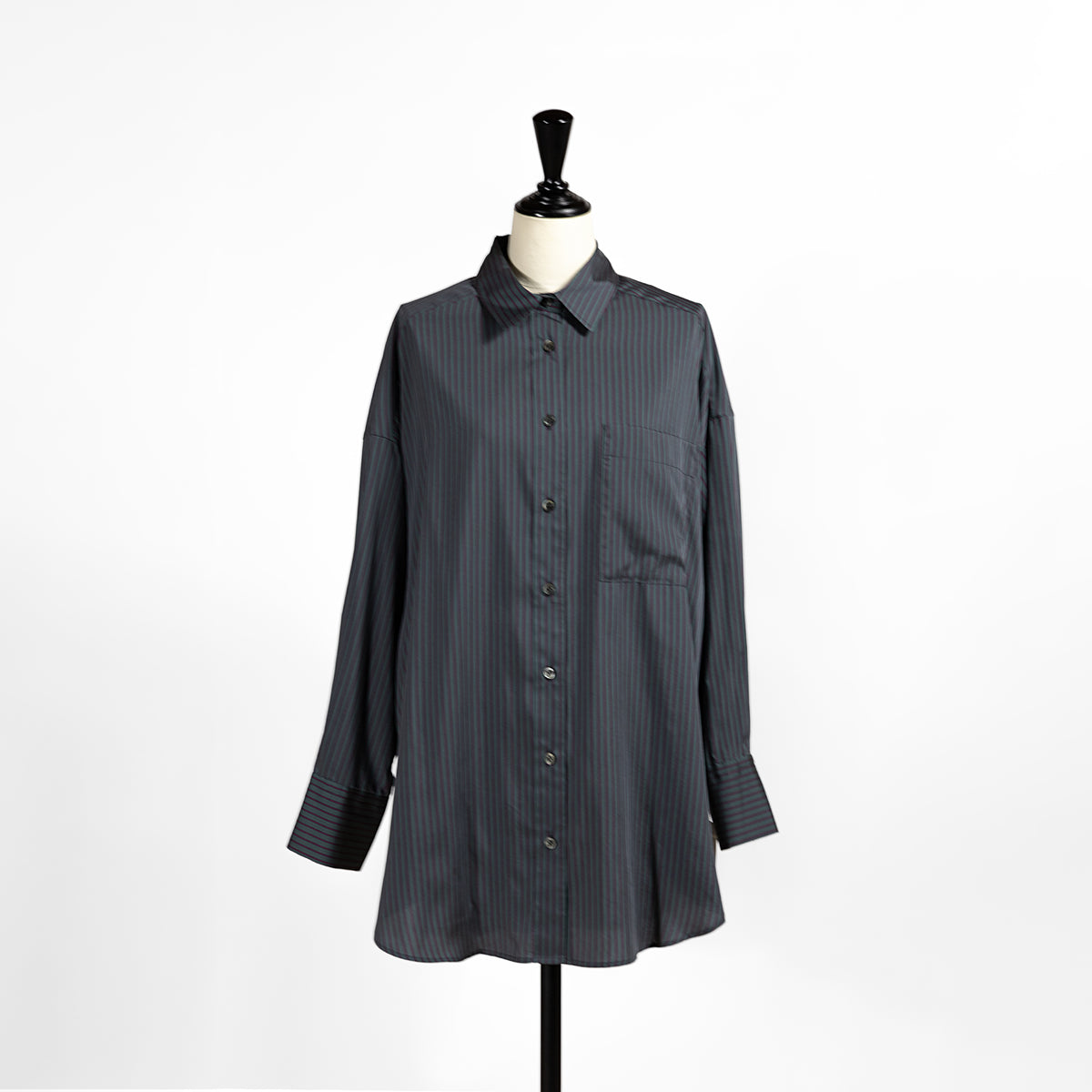 26AW SACRA CELL/RY/SI ストライプシャツ 126515071