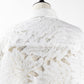 25SS SACRA リーフラッセルレースクロップドシャツ