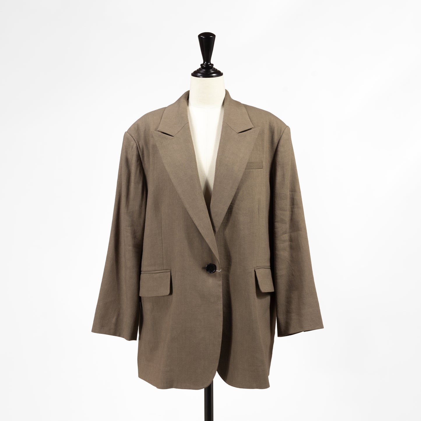 26SS SACRA リネンウールギャバジンジャケット 126101021