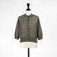 26SS SACRA LI/PL メランジ ポロカーディガン 126131081