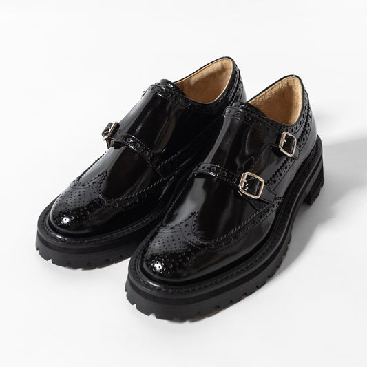 24AW SACRA DOBULE MONK BROGUE SHOES