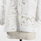 25SS SACRA リーフラッセルレースクロップドシャツ