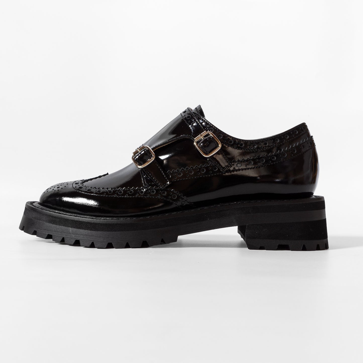 24AW SACRA DOBULE MONK BROGUE SHOES