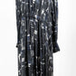 25AW SACRA ブラッシュペインティングワンピース 125510041