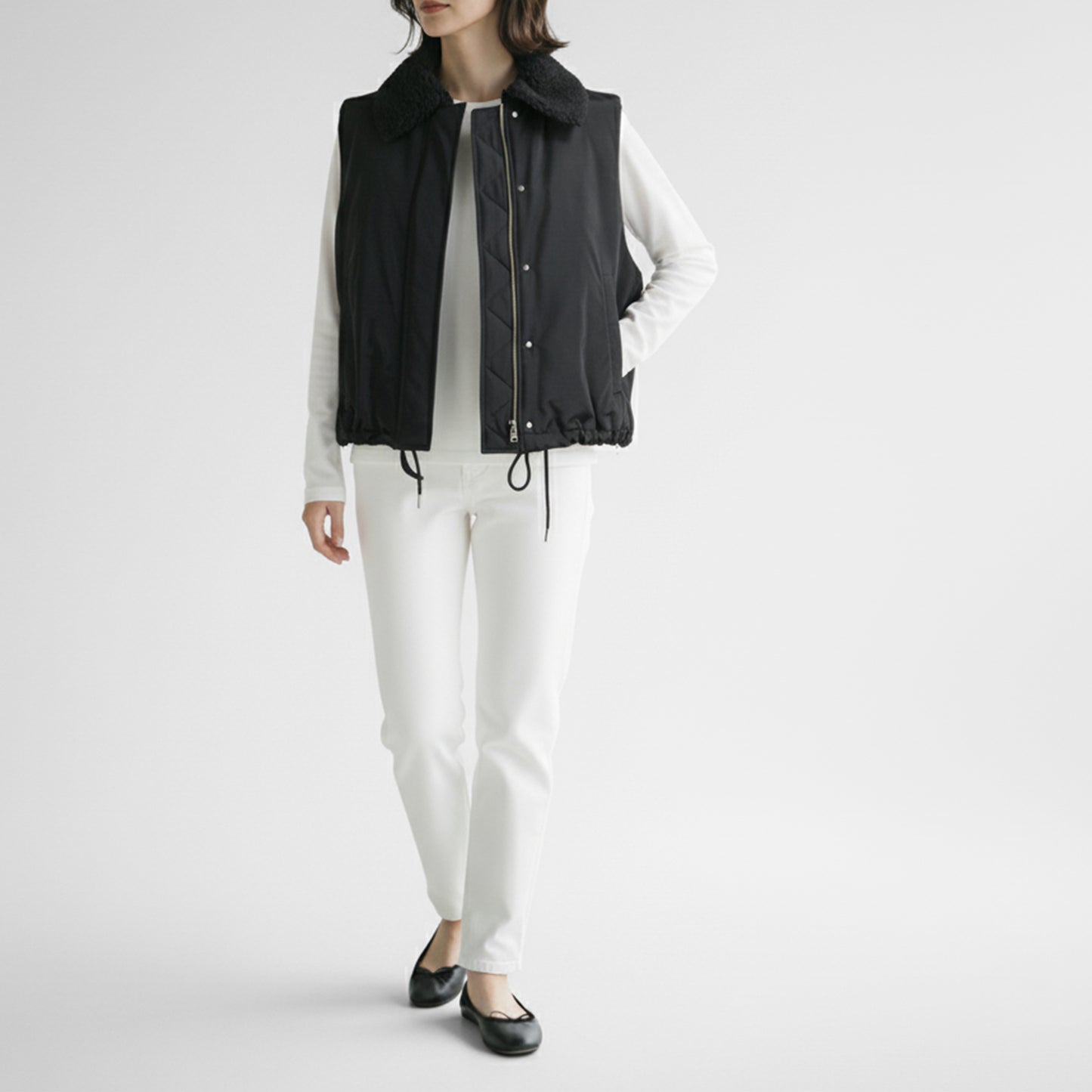 25AW SACRA パディングハイカウントタッサージレ 125605061