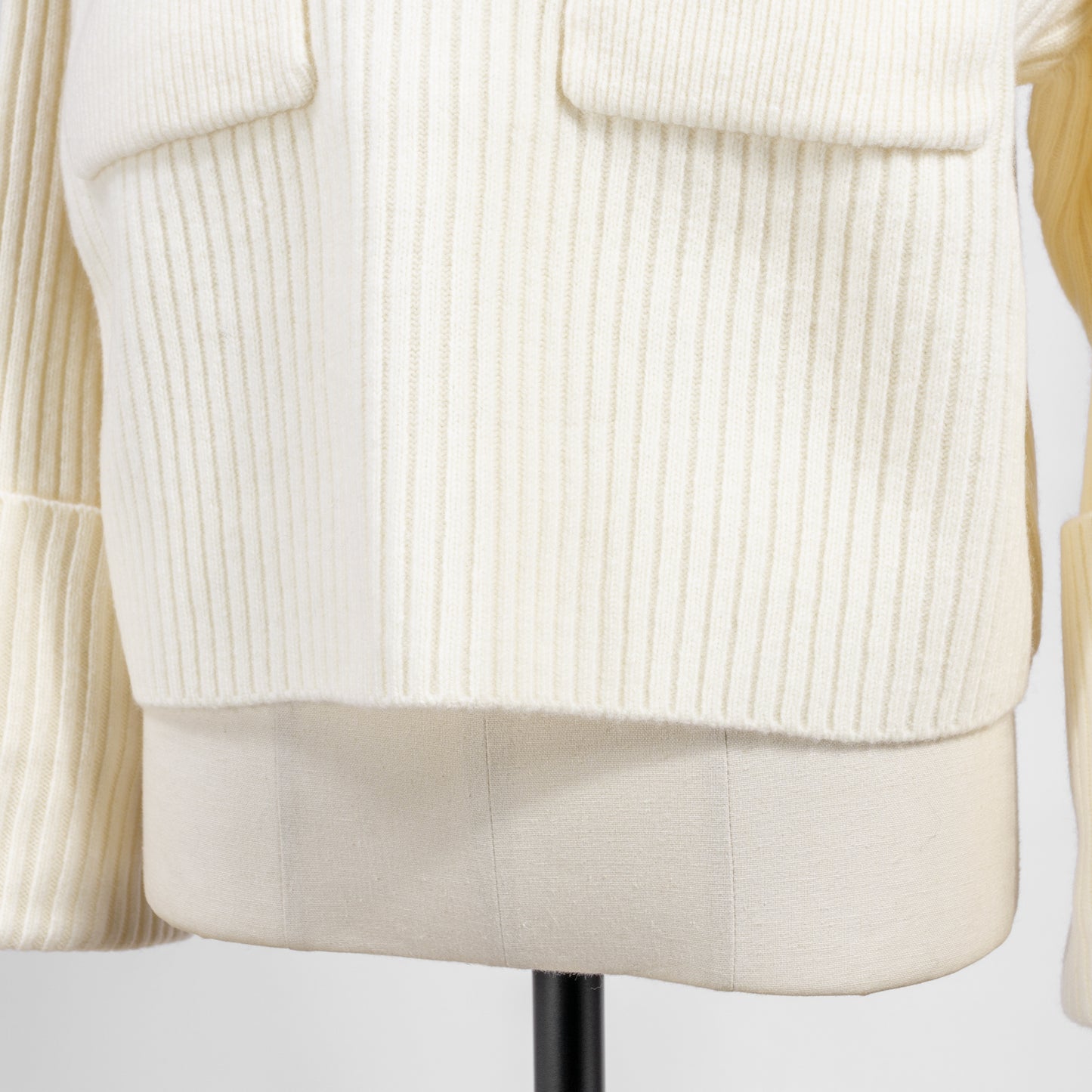 25AW SACRA ボイルラムウールリブトップ 125631081