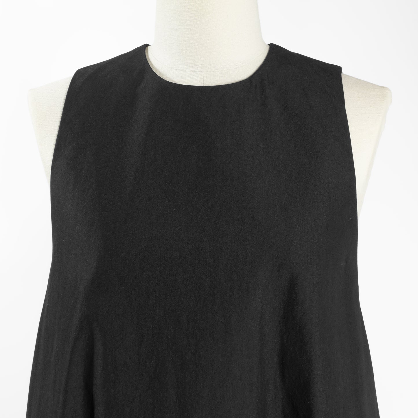 25SS SACRA コットンナイロンリップルドフィニッシュワンピース