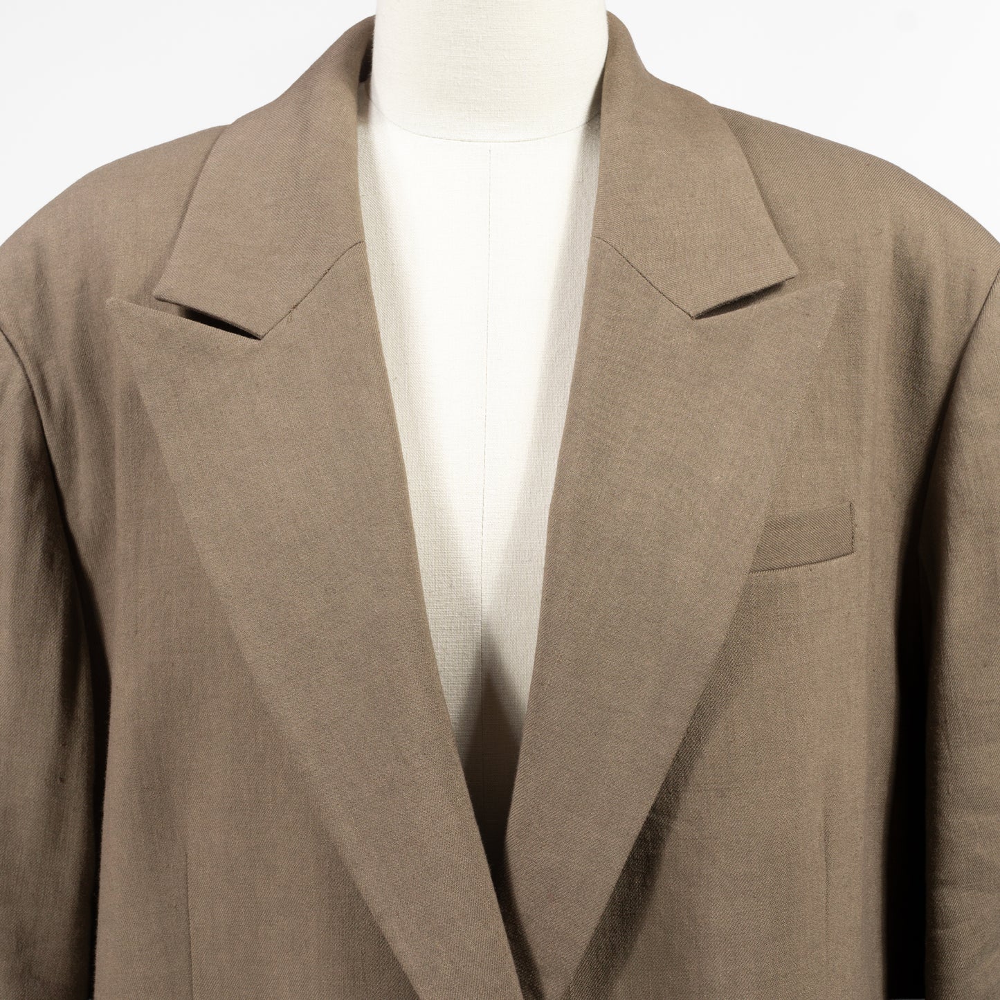 26SS SACRA リネンウールギャバジンジャケット 126101021