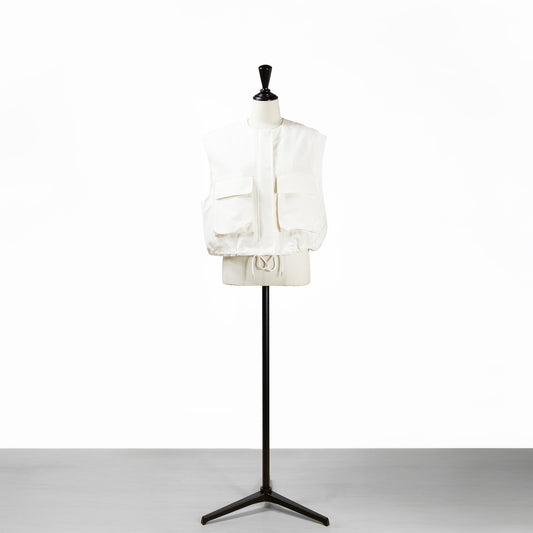 25SS SACRA CO/PE タンブルフィニッシュジレ