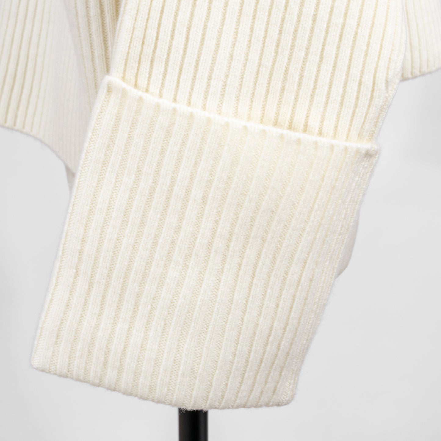 25AW SACRA ボイルラムウールリブトップ 125631081