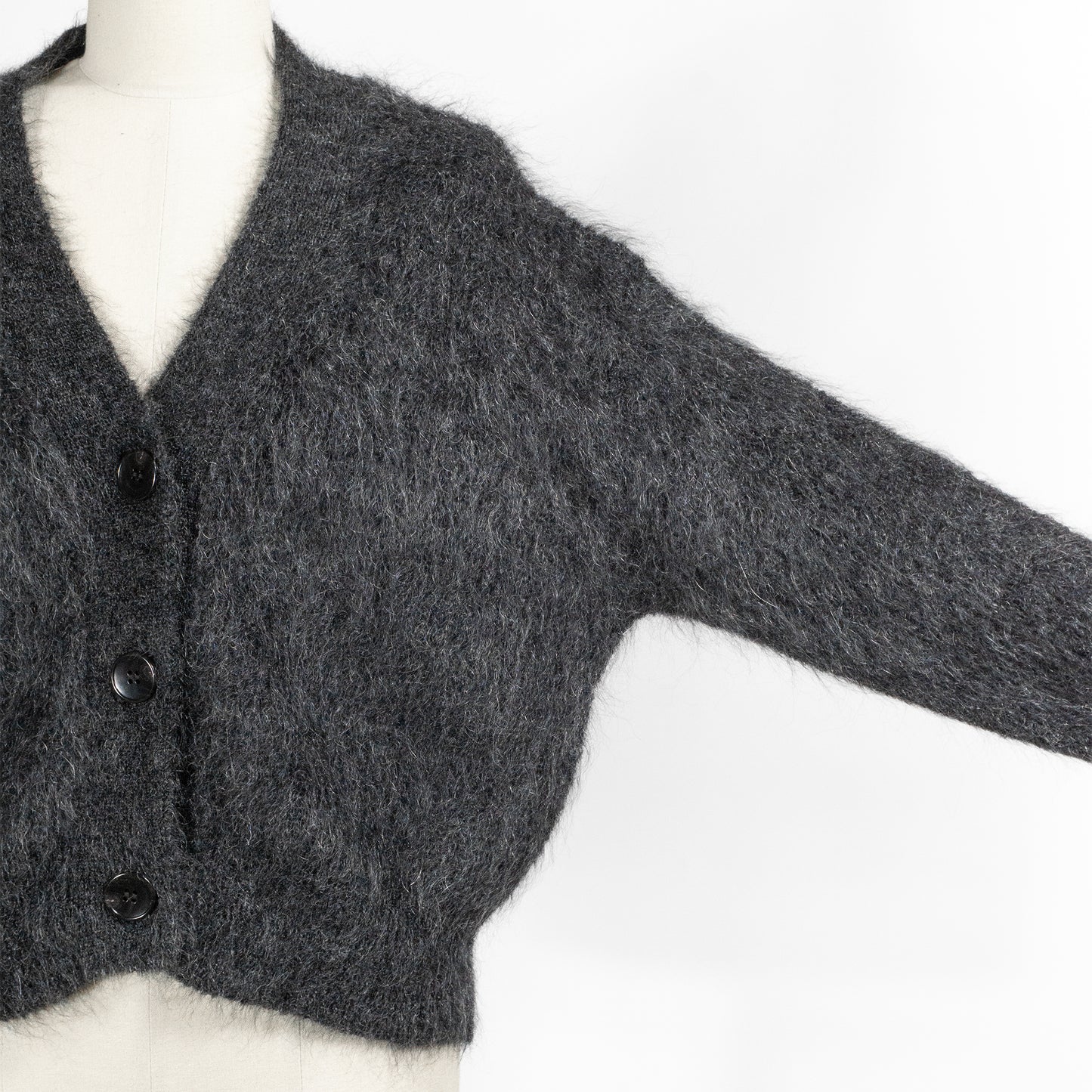 25AW SACRA エクストラファインモヘア ファローカーディガン 125634081