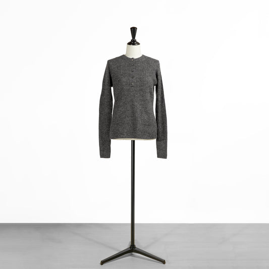 25AW SACRA エクストラファインモヘヤリブトップ 125535081