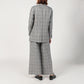 SACRA LINEN COTTON PLAID JACKET