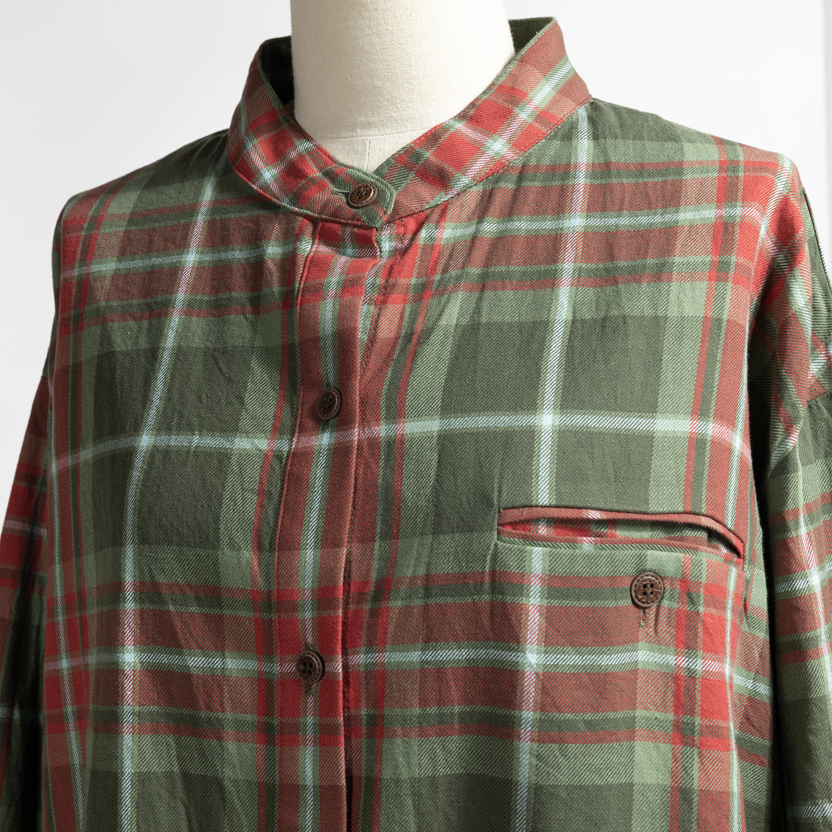 26AW SARAHWEAR コットンタータンチェック ポッターズシャツ C53133