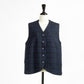 25AW SARAHWEAR コットンウールダークチェックベスト C1136