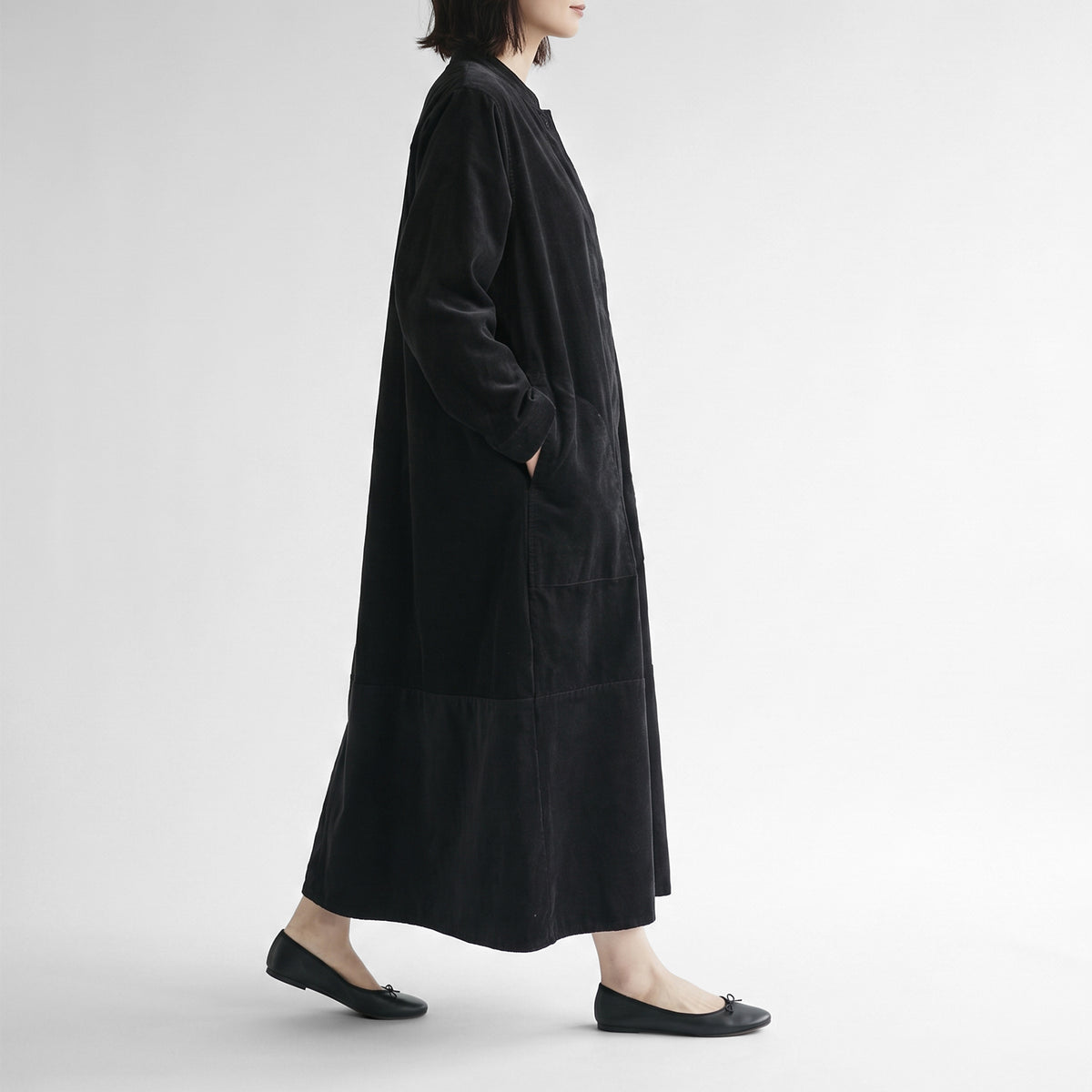 26AW SARAHWEAR ＜Tomoyo＞ファインコーデュロイ パネルドレス C71317