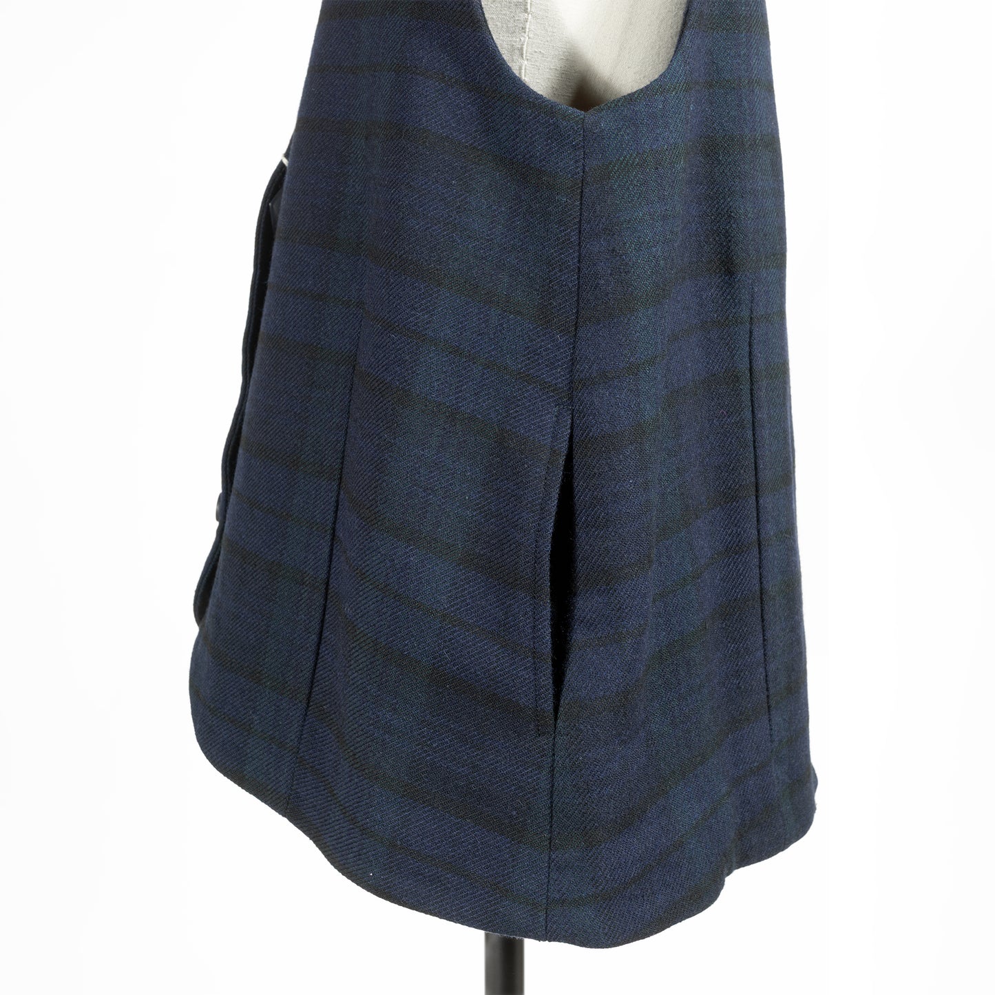 25AW SARAHWEAR コットンウールダークチェックベスト C1136