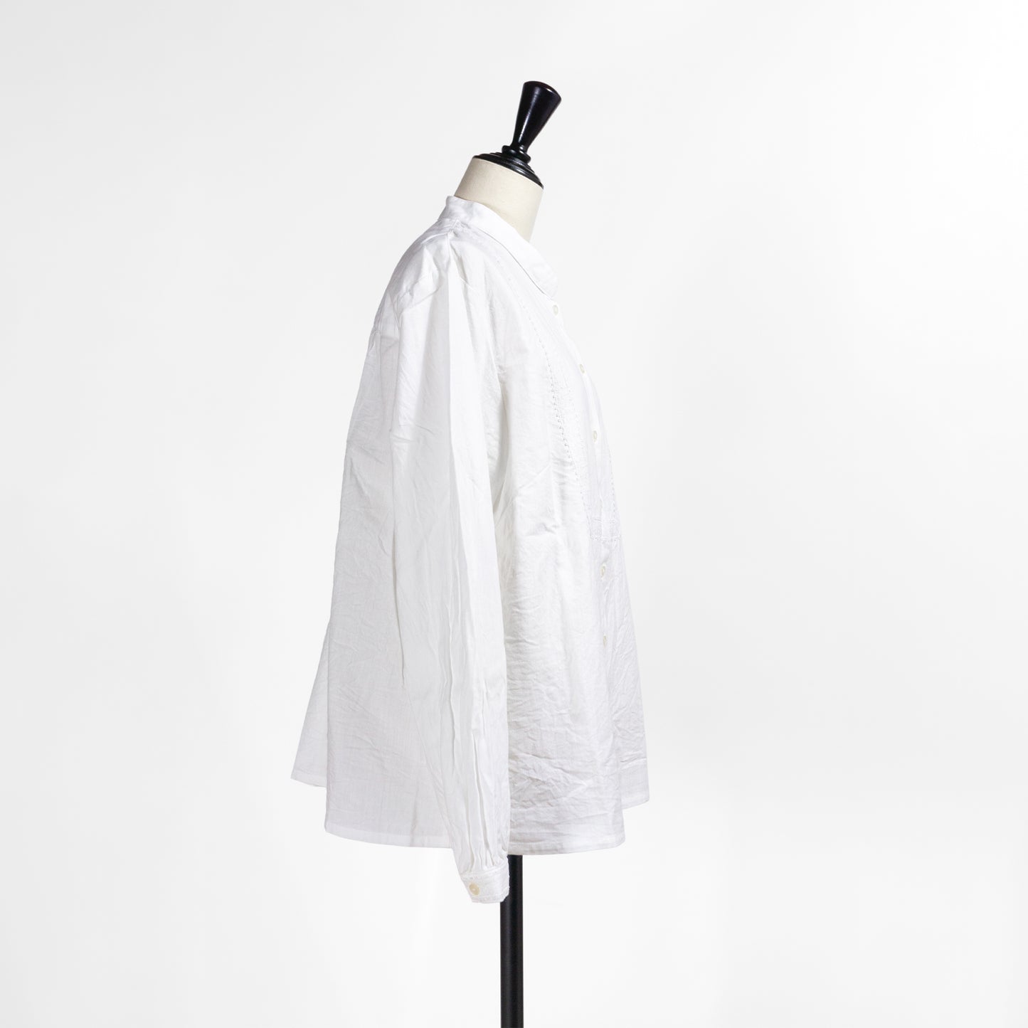 26AW SARAHWEAR ＜Ronan＞シャンブレースタンドカラーシャツ C53122