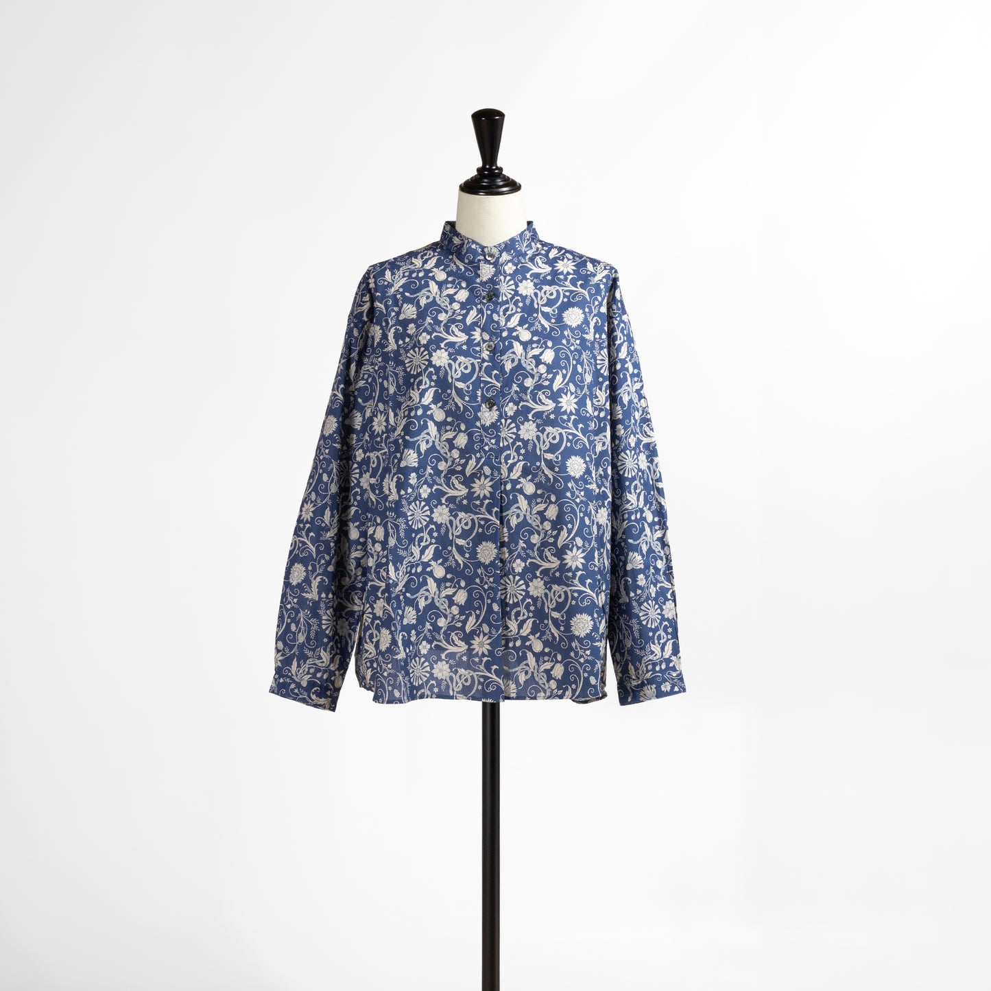 26AW SARAHWEAR リバティプリント スタンドカラーシャツ C53135