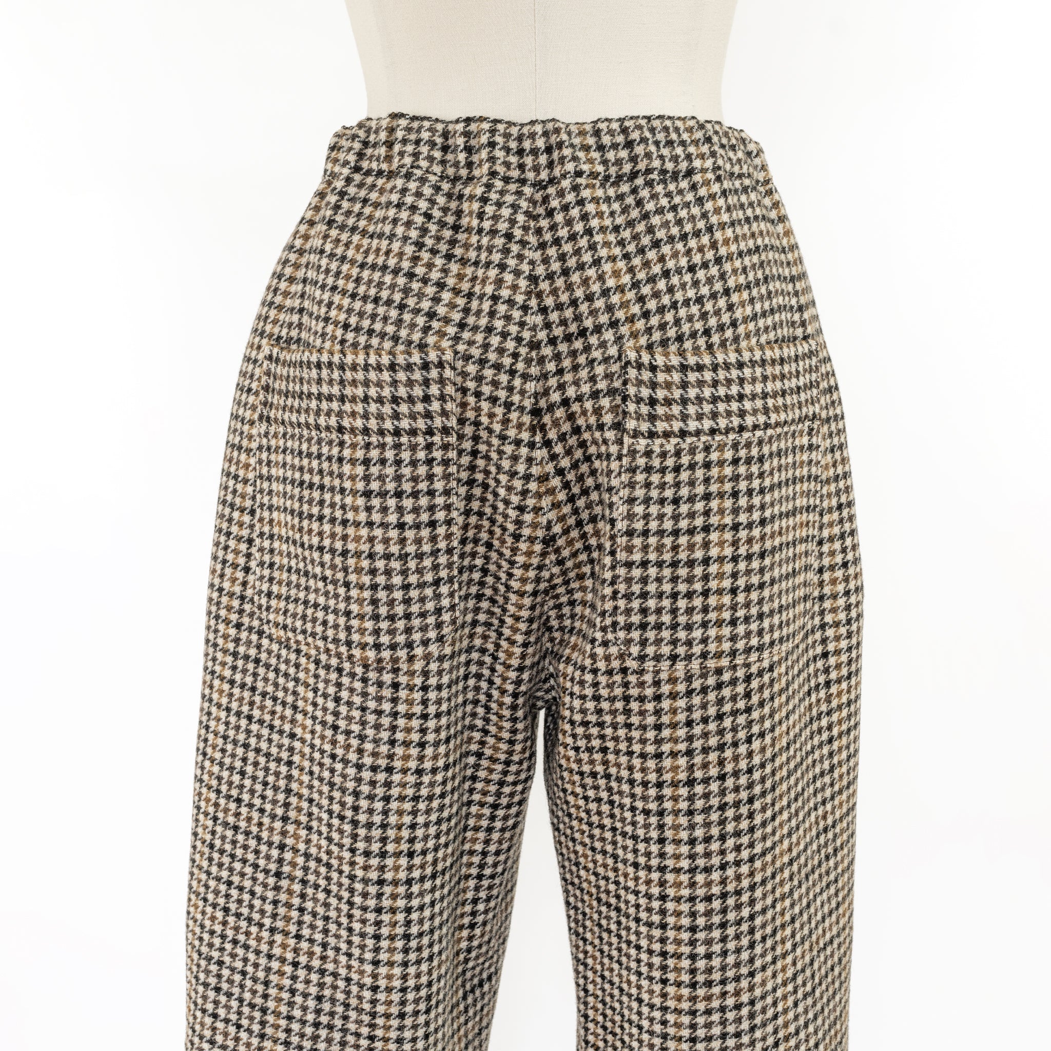 SARAHWEAR MOON BRITISH TWEED SOFT TAPERED PANTS