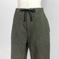 SARAHWEAR COTTON LINEN CANVAS SOFT TAPERED PANTS