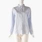 SARAHWEAR ＜Sophia＞COTTON HIGH COUNT POPLIN ROUND COLLAR BLOUSE