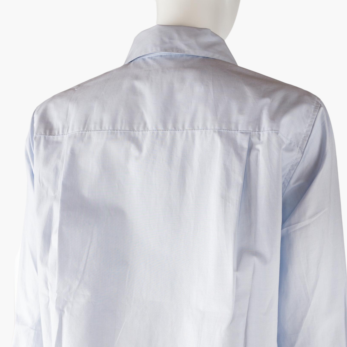 SARAHWEAR ＜Sophia＞COTTON HIGH COUNT POPLIN ROUND COLLAR BLOUSE