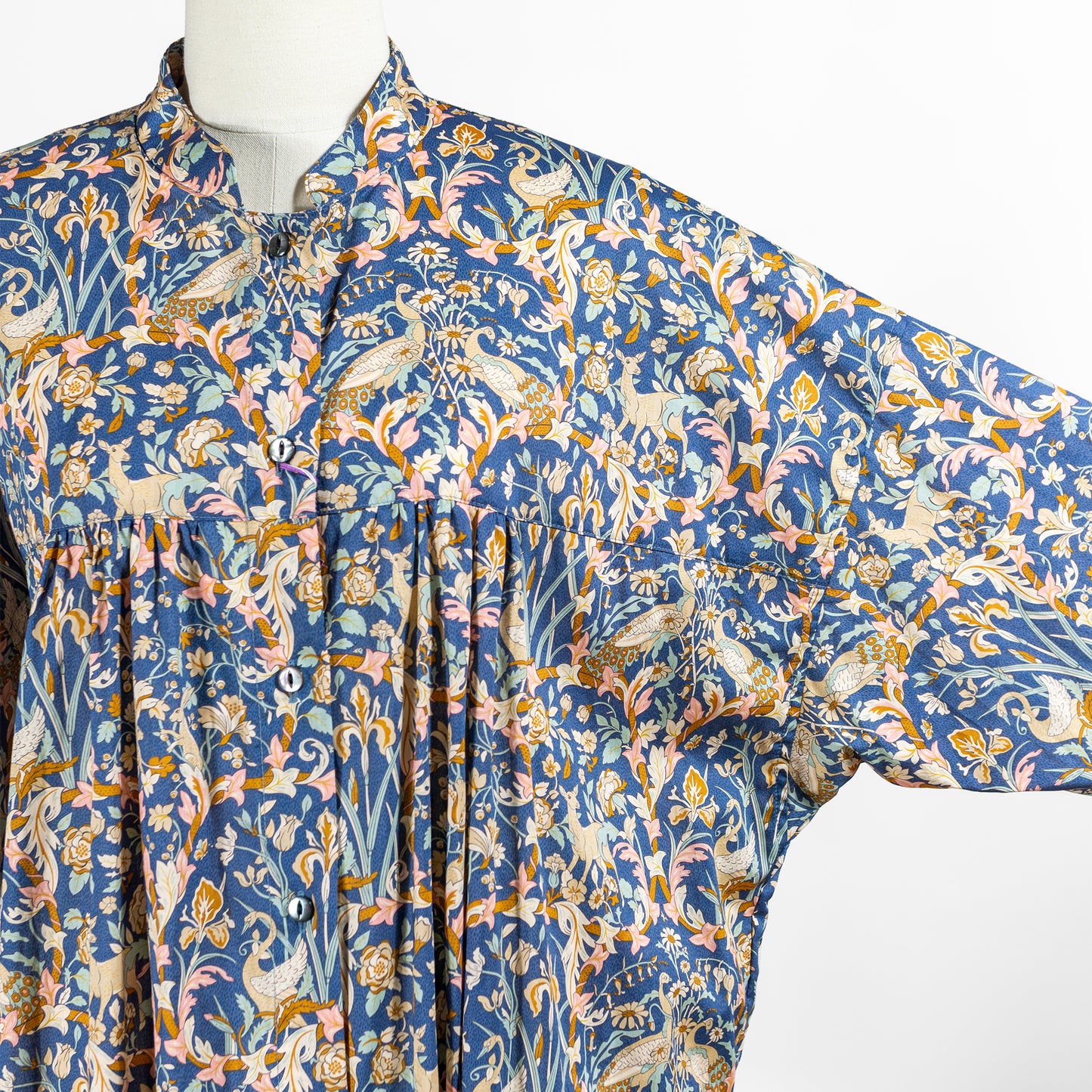 25AW SARAHWEAR リバティプリントロングシャツ  C53047