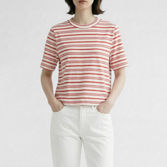 26SS SARAHWEAR ＜Jayne＞ヴィンテージルックボーダー半袖Tシャツ C91425