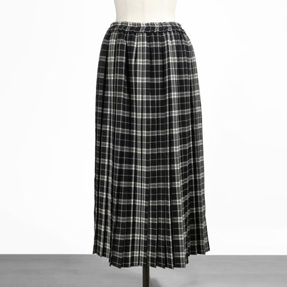 25AW SARAHWEAR ＜Hanna＞ウーステッドタータンプリーツスカート C21652