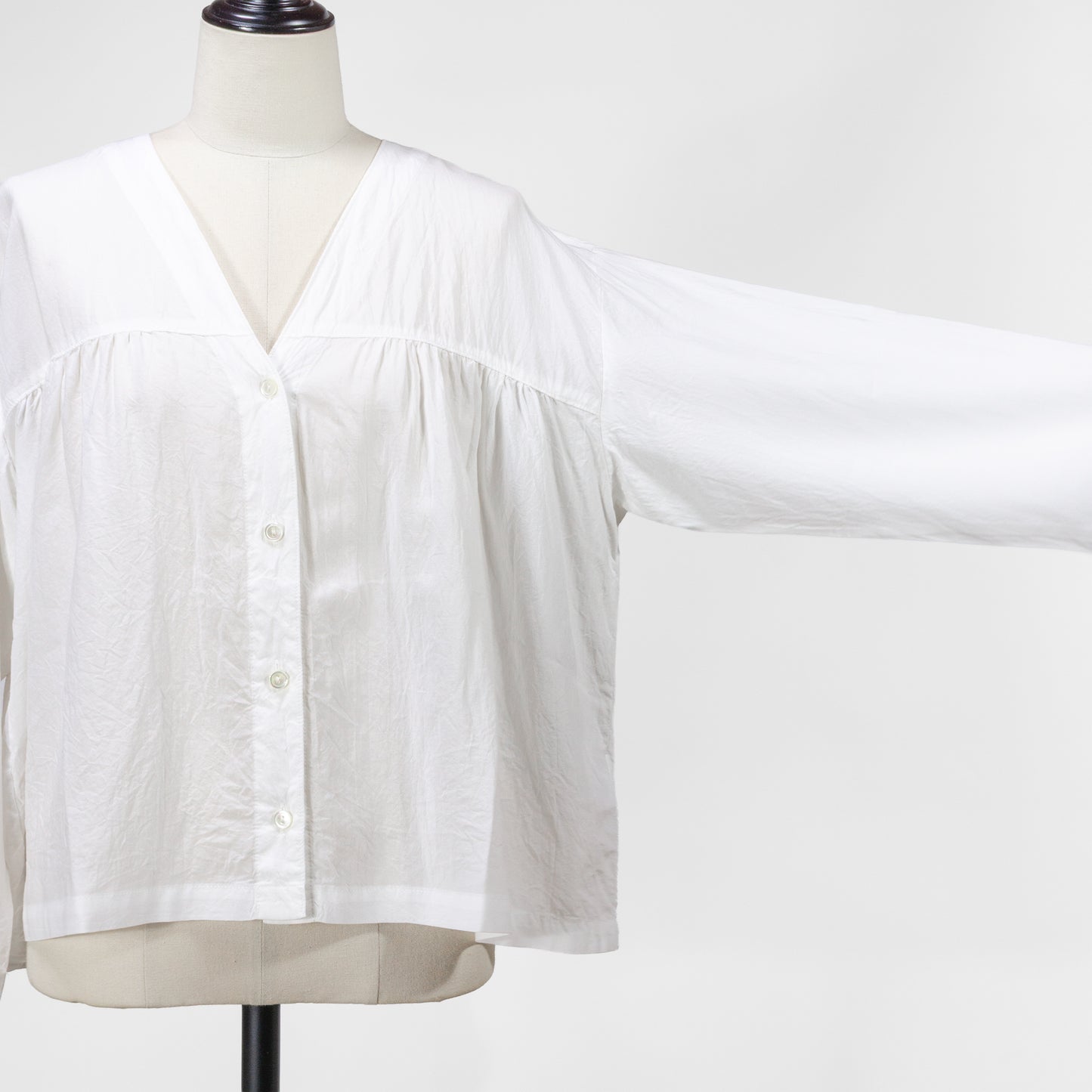 26SS SARAHWEAR リヨセルローン ファーマーズブラウス C53084