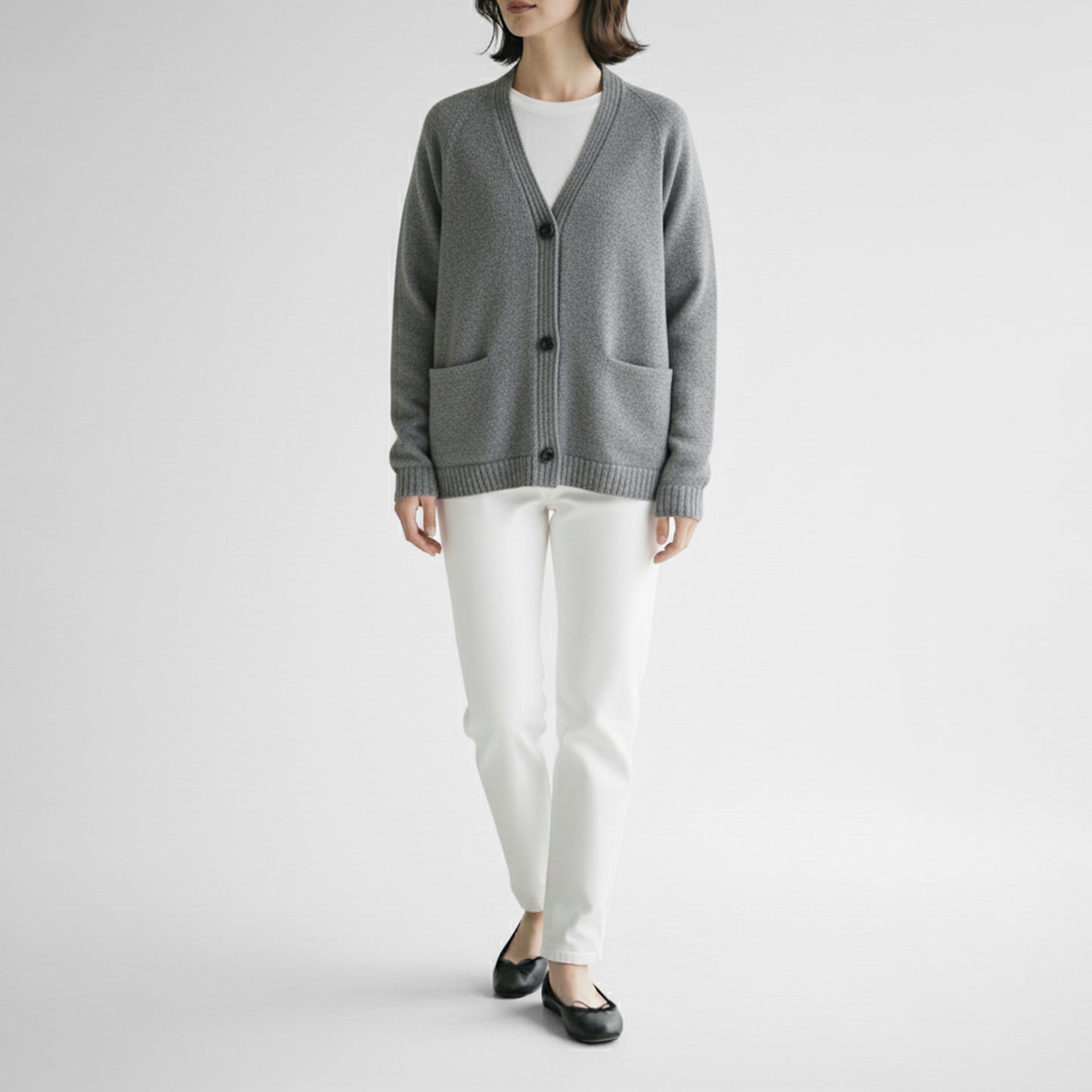 25AW SARAHWEAR エクストラファインメリノカーディガン C11606