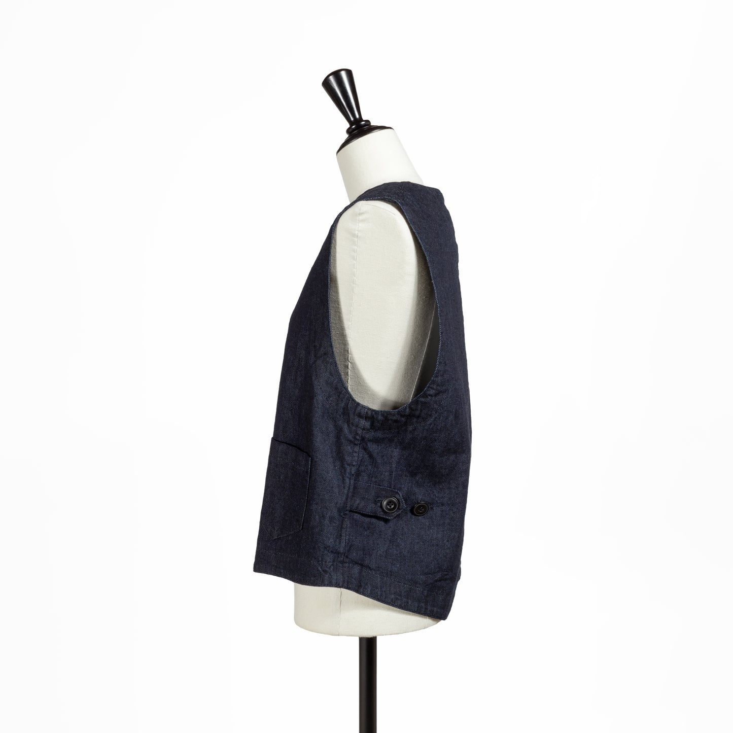 25AW SARAHWEAR ＜Annie＞インディゴデニムベストC1131