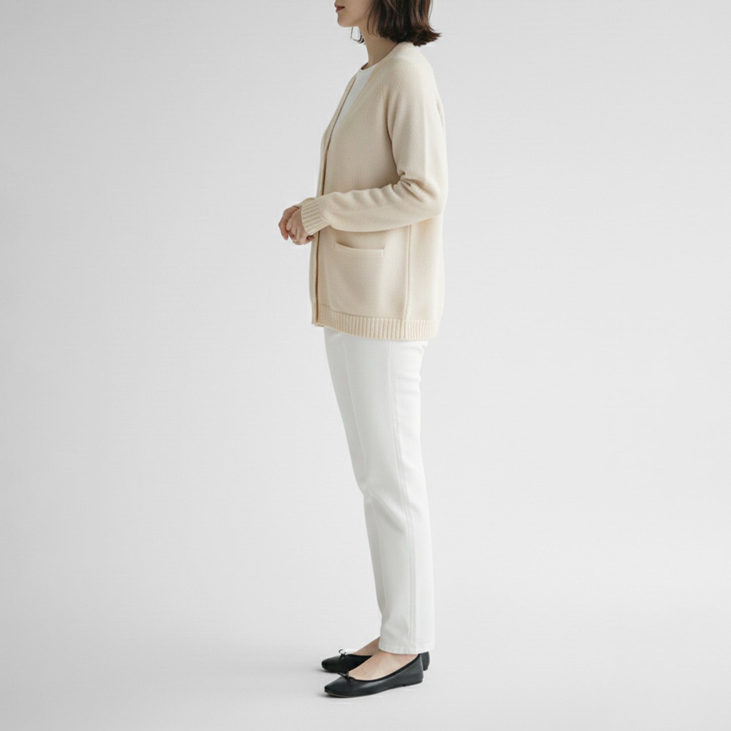 25AW SARAHWEAR エクストラファインメリノカーディガン C11606