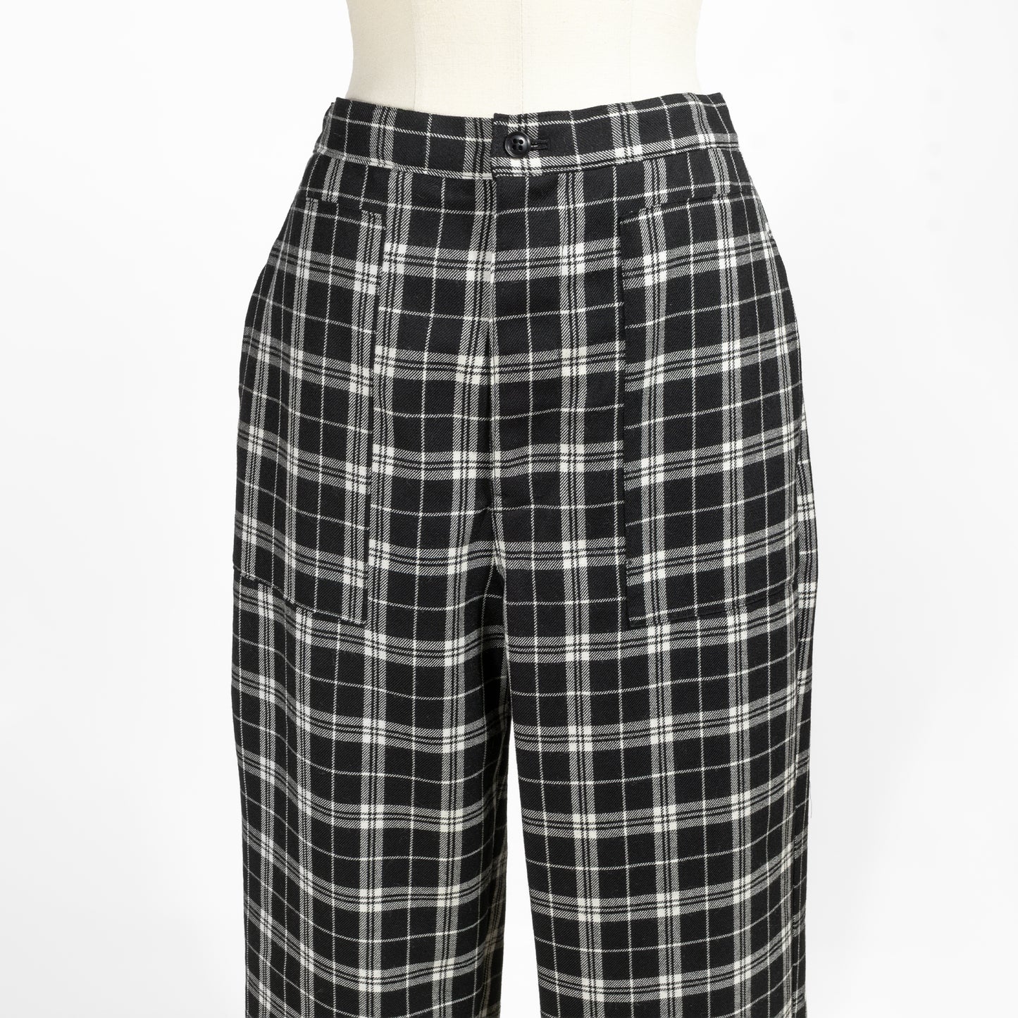 25AW SARAHWEAR ＜Narumu＞ウーステッドタータンテーパードパンツ C30589