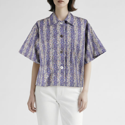 26SS SARAHWEAR リバティプリント半袖シャツ C53103